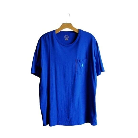 Polo Ralph Lauren Classic Fit T-Shirt Royal Blue Large 3 0234 - Picture 4 of 6